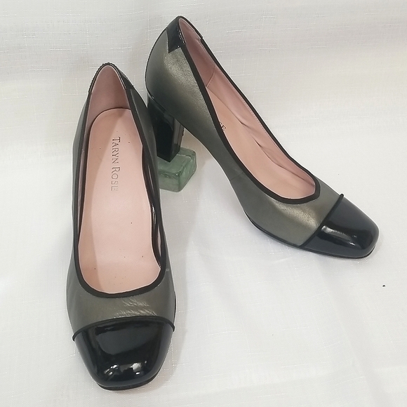 Taryn Rose Shoes - Taryn Rose Chloris Cap Toe Pumps Size 7.5M